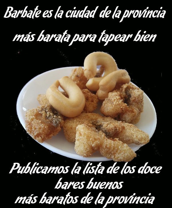 Barbate es la población de la provincia más barata para tapear bien. Es la conclusión de un estudio realizado por Cosasdecome. cadiz.cosasdecome.es/barbate-sitio-…