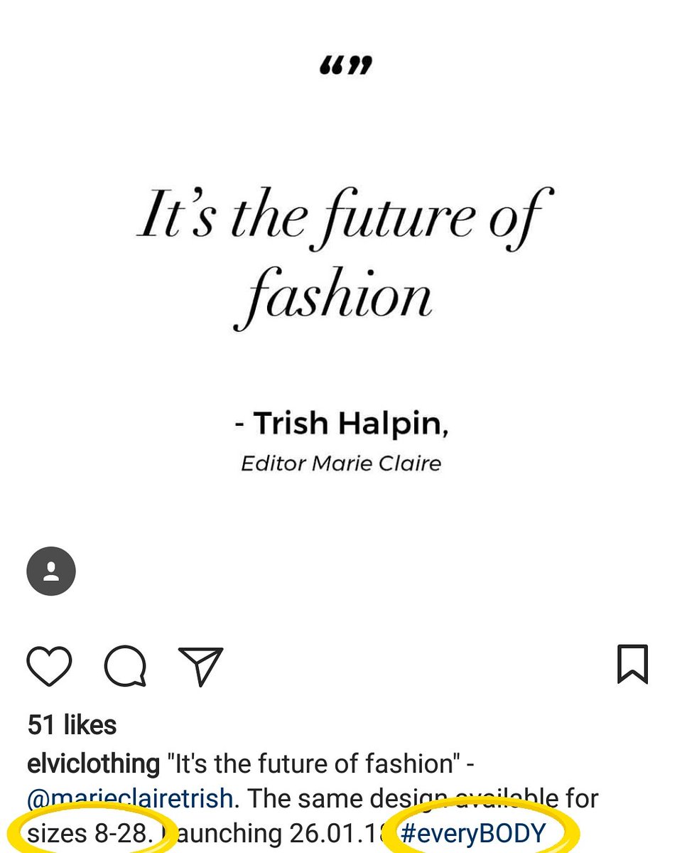 DebzLouiseBlog's tweet image. Seen so many people celebrating this and it's so frustrating! 
Yes. The size range is a great start and any brand doing above size 22/24 is good news!

BUT. I can not wear these clothes. You're all shouting about how #EveryBODY is included.. and I'm NOT.  @ELVIclothing