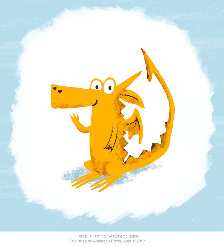 AndersenPress's tweet photo. The @talesonmoonlane half term festival is back! Meet @robstarlingart and Fergal the Dragon on 13th February! #FergalisFuming https://t.co/LH18Im0gWQ https://t.co/ijIMJN0GZs