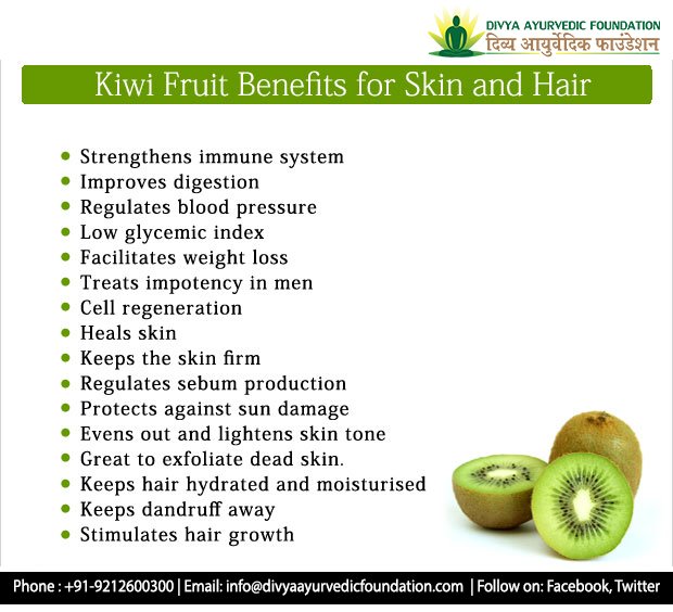 Divya Ayurvedic on Twitter "Kiwi Fruit Benefits for skin and hair...🥝🥝