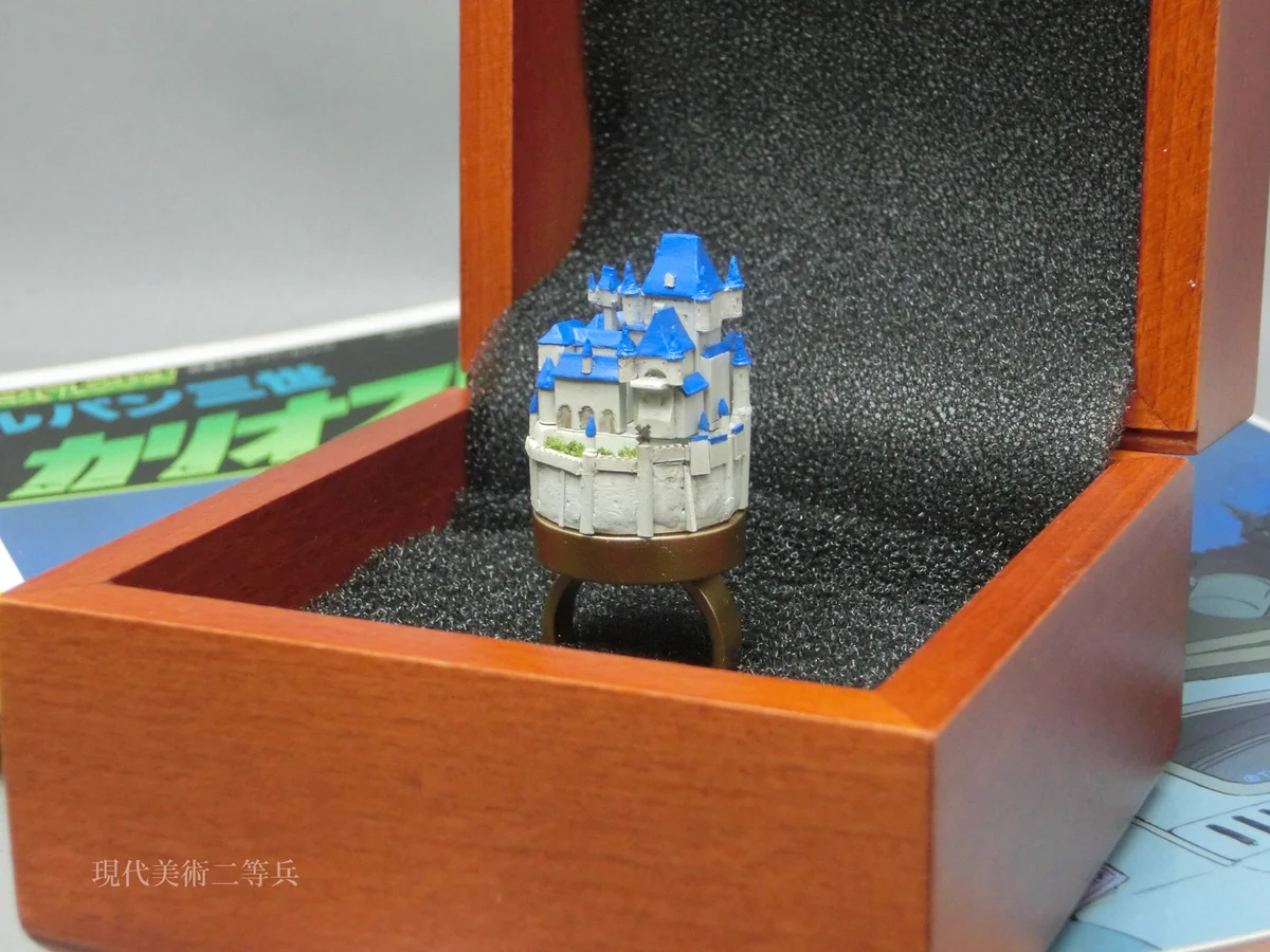 友人に依頼されて作ったけど…きっと友人が想像していたカリオストロの城の指輪じゃない指輪がこちらww