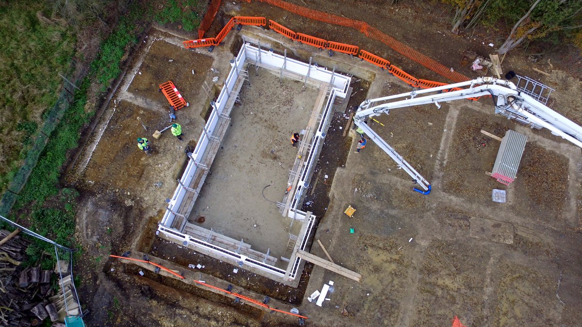 BecoWallform's tweet image. Fantastic view of new #Wallform project in Essex #ICF #dronephotography