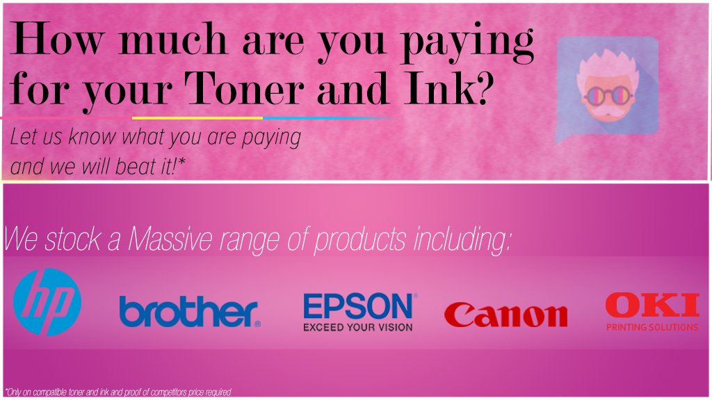 PrintGeniusUK's tweet photo. We won't be beaten on price!
Think Smart, Be Smart.
We stock: #HP, #Brother, #Epson, #Canon, #Oki and of course our guaranteed print Genius ink and toner. 
On top of that receive a 10% #discount when you register for the https://t.co/SYXbLpf9e4
#FridayFeeling #friyay https://t.co/DDn63N3J8m