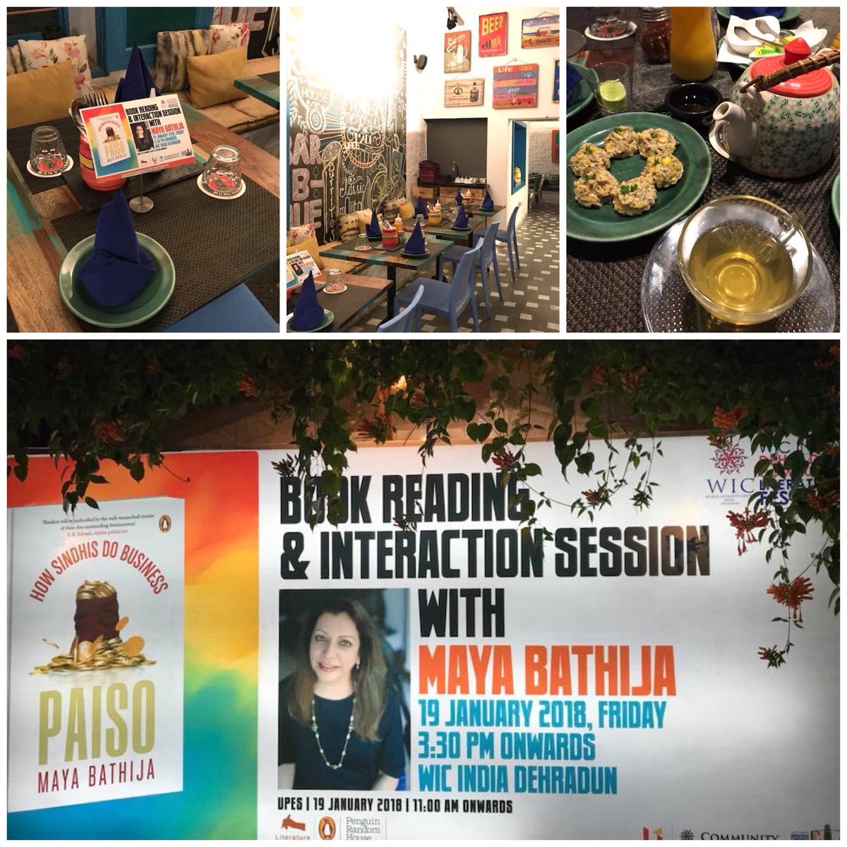 mayaspeak1's tweet photo. A wonderful start to #Dehradun!
Being in @WIC_India is an #experience worth cherishing. Thank you for going all out in my welcome!
#WICIndiaDehradun #India #livereading #Paiso #Howsindhisdobusiness #travel #author #writerslife #Explore #MayaBathija #MayaSpeak https://t.co/sdGuWE2YKM