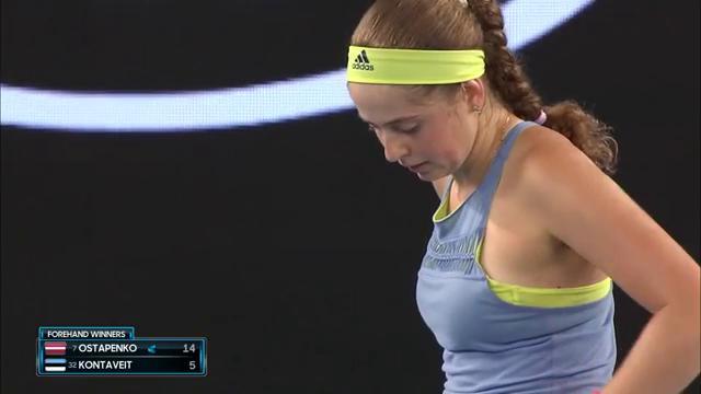 OstapenkoFan's tweet photo. 🇱🇻Jelena is currently facing #Kontaveit. She lost the first set 6-3 but won the second 6-1. Jelena is currently facing Kontaveit. In the third set Jelena just lost her service. There are 2-1. #AusOpen #Ostapenko https://t.co/86nuvt64hu