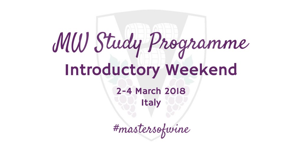 Thinking of applying to the #MWstudyprogramme? Our introductory weekends led by #mastersofwine, introduce the MW approach to the exam with a special focus on the writing &amp; tasting skills required to become an #MW. We're in Italy 2-4 March! bit.ly/2mYIy1p <a href="/UmaniRonchiVino/">Umani Ronchi</a>