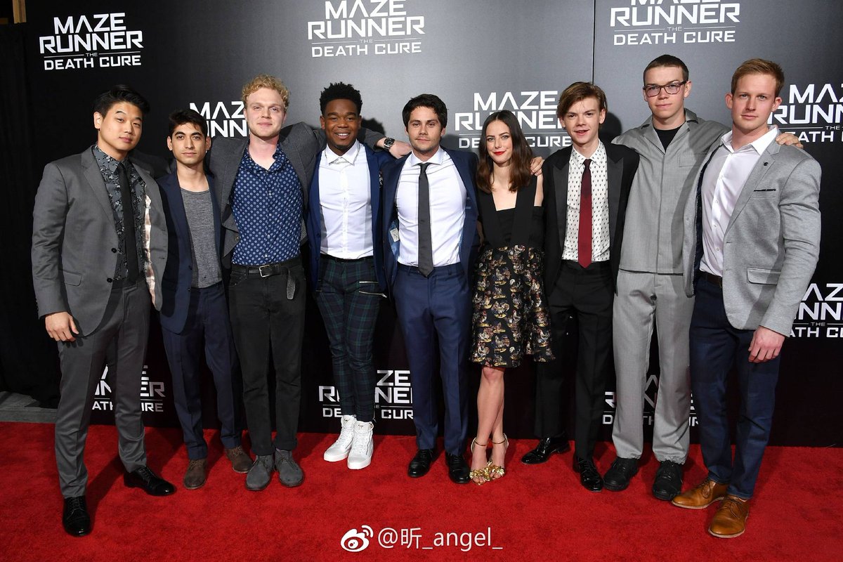 Maze Runner Brasil on X: Mais fotos do nosso elenco (quase) completo na  premiere de A Cura Mortal em Los Angeles [18/01]   / X