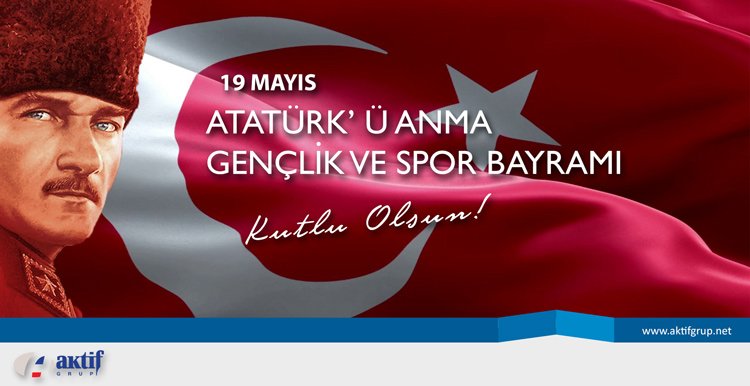 IsiAktif's tweet photo. #19Mayıs Atatürk' ü Anma Gençlik ve Spor Bayramı Kutlu Olsun!

#Atatürk https://t.co/4YqUV31Nu8