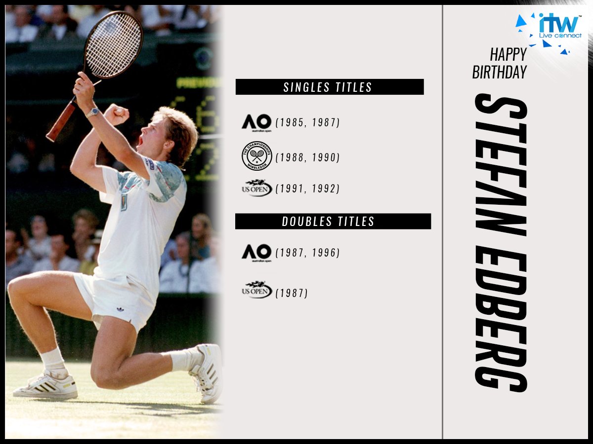 He is one of the greatest players of his era, Happy Birthday Stefan Edberg 