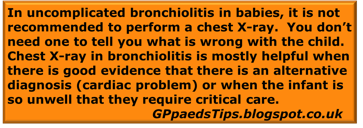 sailordoctor's tweet photo. Can secondary care help primary care by doing something as simple as reducing the number of X-rays done on babies with bronchiolitis?  https://t.co/AociegqIr3 #FOAMed #FOAMped #FOAMgp #FOAMresp #FOAMrad https://t.co/EMAyPzriyl