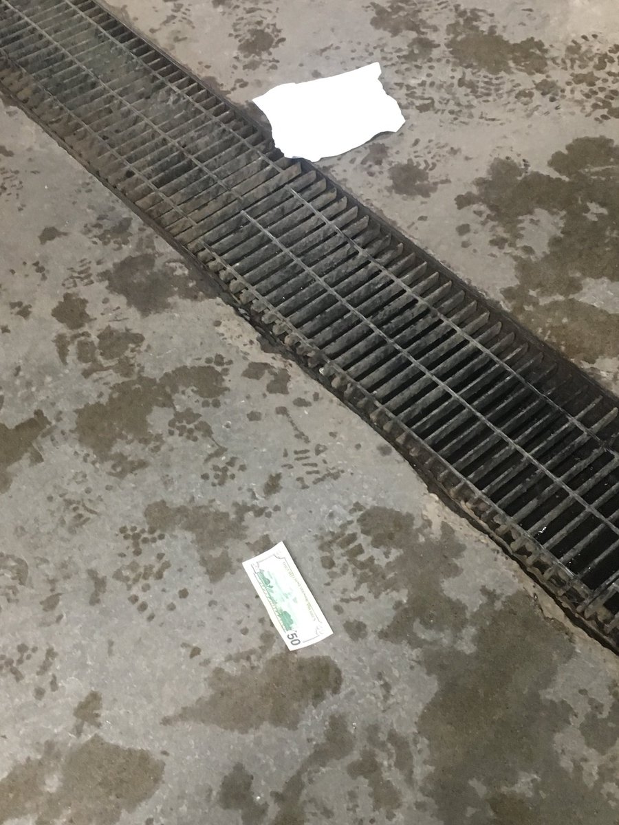 DanHaider1's tweet photo. Shock and awe demo in RL today.  How many people picked up the 50 compared to those who did the same  for the paper? Monetary benefits for the 50.  What kind of benefits for the paper?  Injury free for myself, family, coworkers. #NPsafetyaware #slipfall #level4 @HenryMajerus https://t.co/Va6jgnfjie