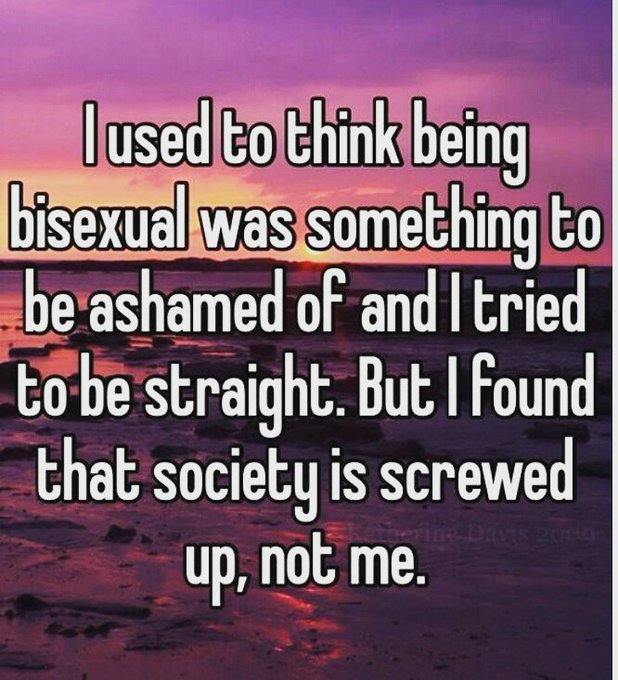 Glad I came to that realization! ? #WeAreAllBisexual #bisexualteens #bisexuality #lgbtq #lgbt #gayfollow