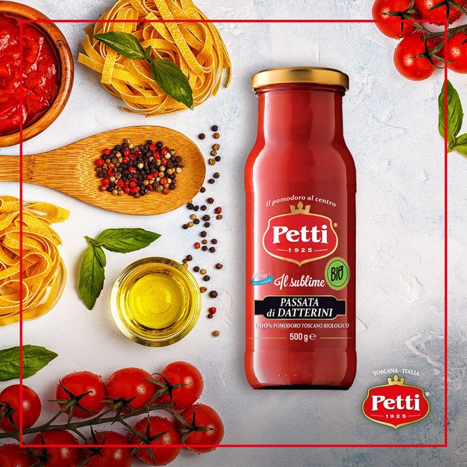 Avete mai provato le Tagliatelle con Il sublime Petti? 🍝❣️🍅
Prendete quelle corpose, che trattengono meglio il sugo! 😋🍅
Alla prima forchettata il sapore dei migliori datterini biologici toscani vi soprenderà! 🍴🍅
#PomodoroPetti  #IlToscanoCheCiGarba