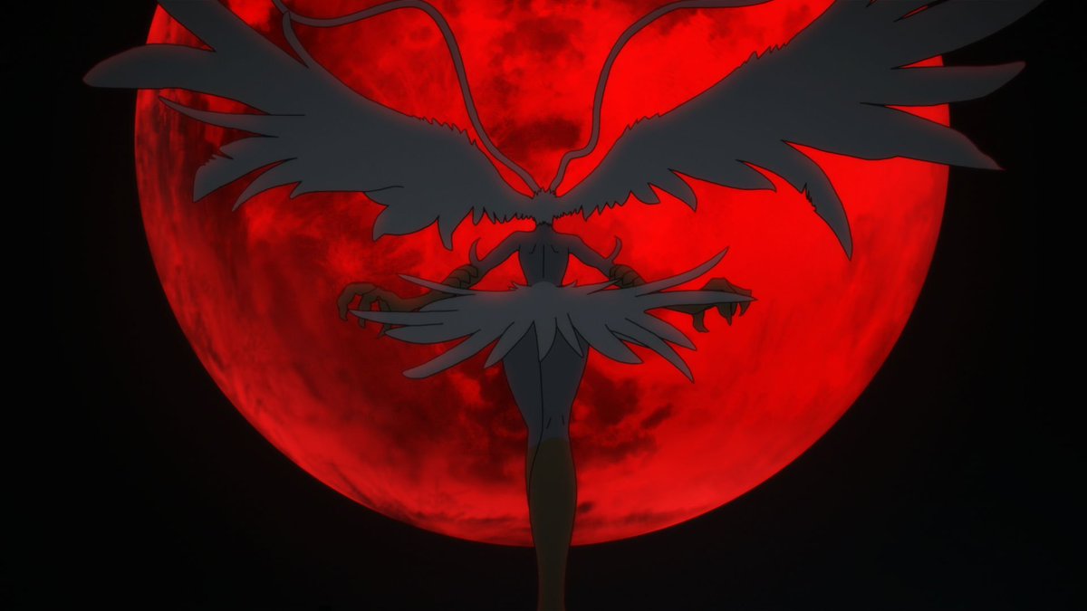 Quick aside. The giant celestial body that slammed into the earth creating the moon in it’s wake is named after the Greek Titan Theia, mother of SELENE, goddess of the Moon! Not quite  #Silene but close! Coincidence?? #DEVILMANcrybaby