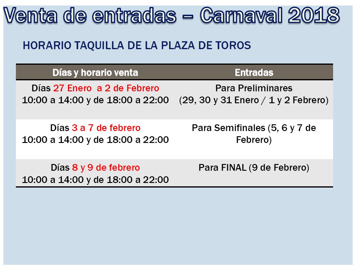 VENTA DE ENTRADAS #COMBA2018 🎭🎭