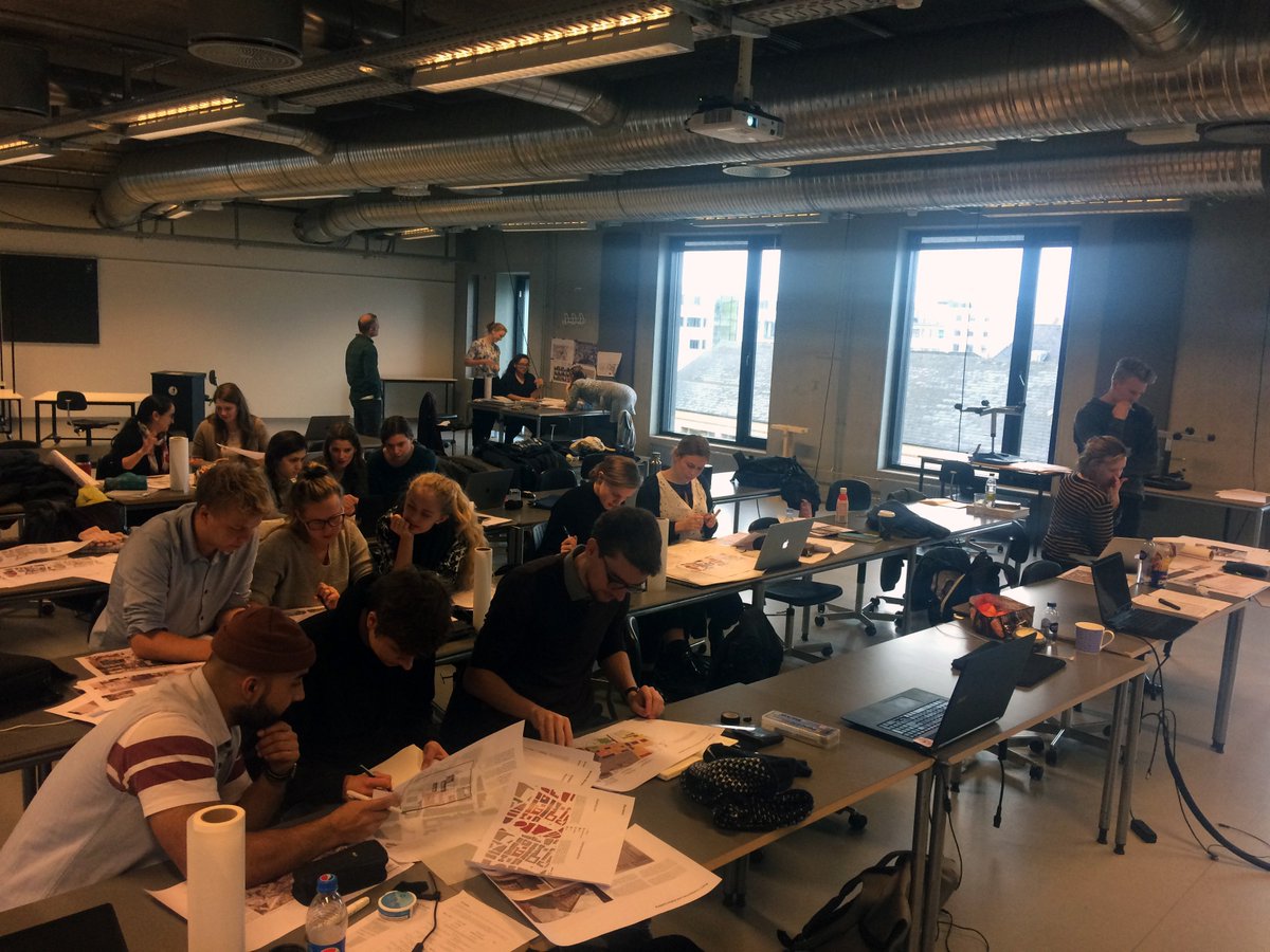 DrMicMartin's tweet photo. So ends my module Performative Urban Environments, 10 lectures, 3 seminars, 8 workshops, 2 studio crits, a site visit, 2 project surgeries and 757 slides later! Look forward to seeing my MSc students' contextually responsive masterplans for #Spritten next week! Good luck folks!! https://t.co/7GuWmowSeu