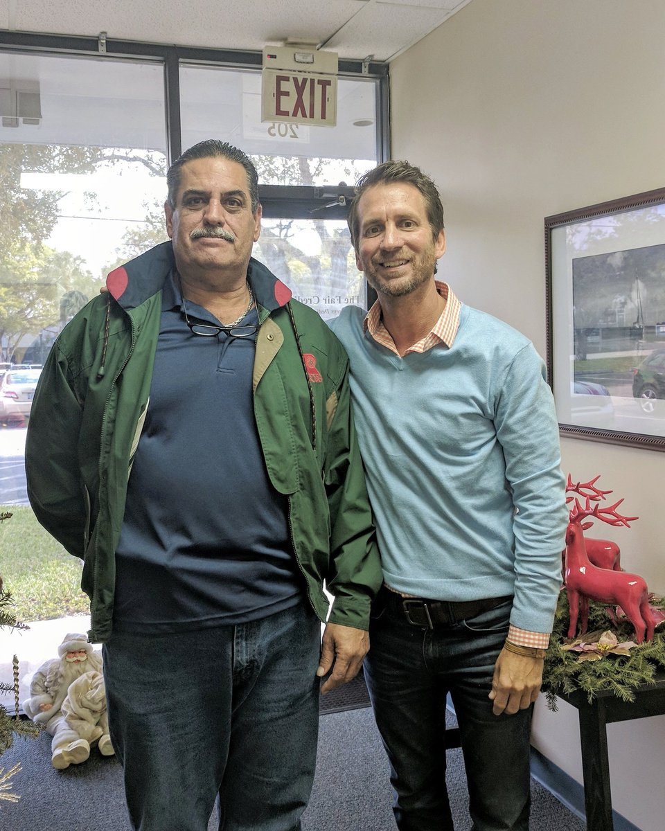 compattorneys's tweet photo. When a #client returns after 10 years to say hi and thank you...Old #Miami office days. #Attorney #lawyer #LegalTech https://t.co/3LkZiiZbjM