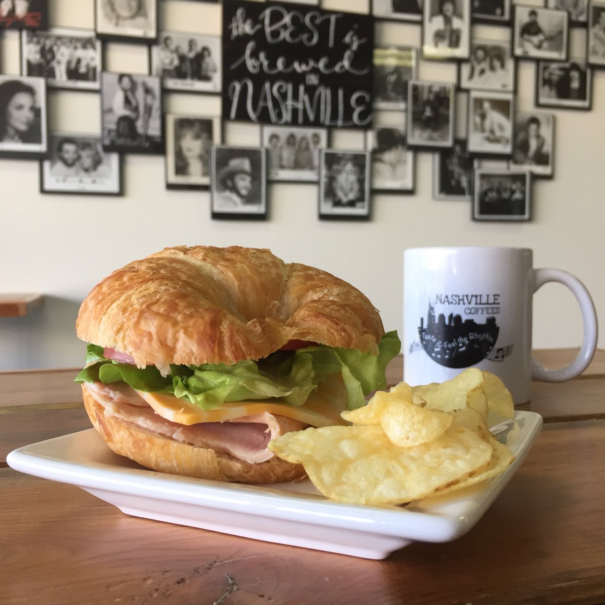 Good morning #Nashville! Come join us for lunch and a cup of your favorite coffee. Right behind Fiddlers Inn. 2416 Music Valley drive