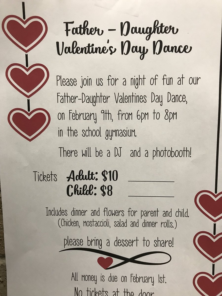FryPFC's tweet photo. Calling all Fry families! Donโt miss our first annual Valentines dance on Feb. 8 and 9th. @FryPFC #makingfunmemories https://t.co/oJZo7GiSf7