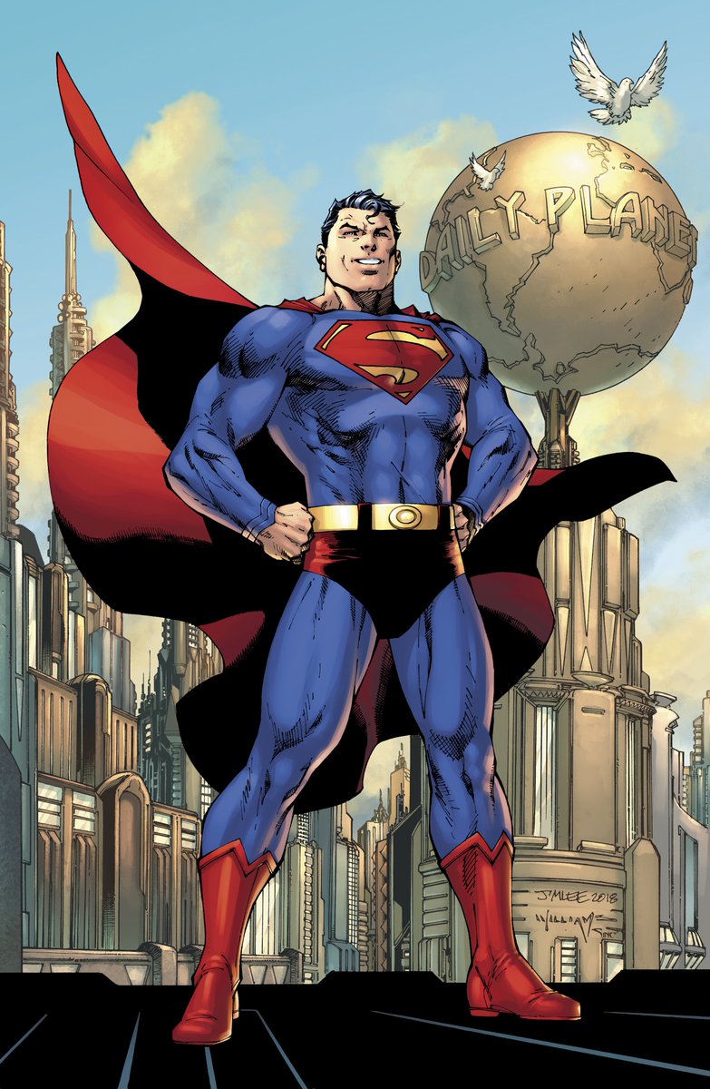 Get excited, DC fans: #TheTrunksAreBack on April 18 as we celebrate ACTION COMICS #1000! Featuring a cover by @JimLee & a 10-page story from @BrianMBendis, we've assembled an all-star team to honor this landmark issue! Get all the #ACTION1000 details here: bit.ly/2EWacTa