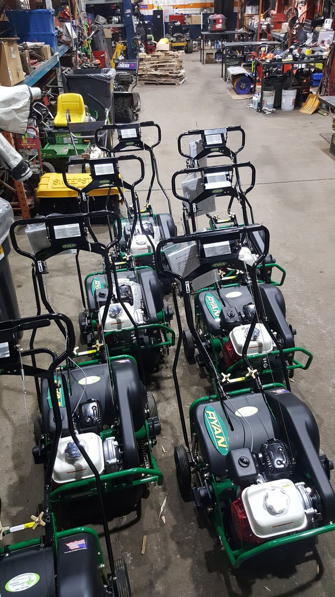lawnmowerhosp's tweet photo. Warmer weather today must mean spring is coming soon!
ÑOPE!!!
But it's never too early to think about spring Clean up equipment.
Another fleet of @RyanTurf Aerators are going to be leaving soon.
.
.
#ryanturf #aerator #yegRyanTurfDealer https://t.co/dcVD4YTJ4E