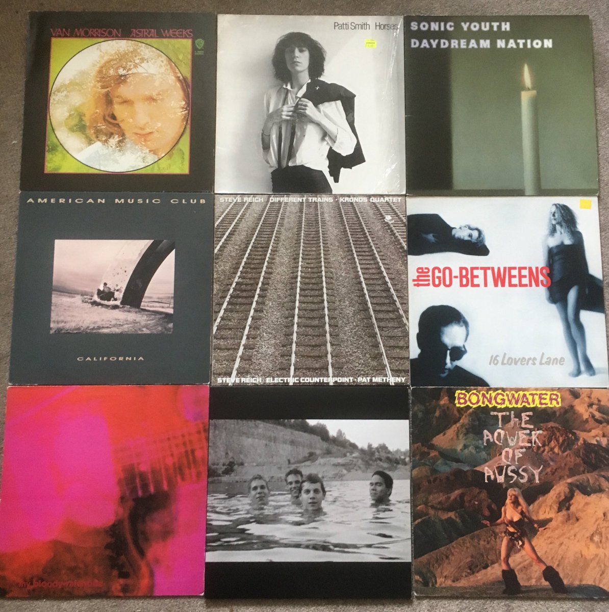 slowthrills's tweet photo. Finally posting #ninealbums (I was waiting for a day off so I could take a pic of my originals!) Every one of these changed how I heard music https://t.co/BT1FgQF0Ra