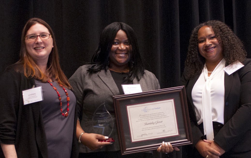 Orano_usa's tweet photo. Congrats to @AREVAus Shanteka Glover at #MOXproject for winning @SRS_WIN Leadership Award! https://t.co/bdskYI4ewK @WomenInNuclear https://t.co/wFxAy6PbLv