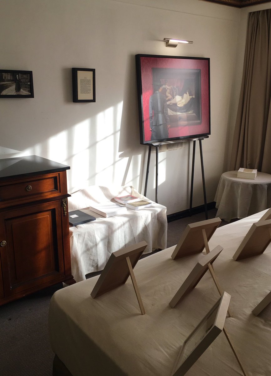 Just a few hours until the opening of Artrooms 2018 at Melia White House! <a href="/ArtRoomsFairs/">ARTROOMS Fairs</a> <a href="/carmineclaire/">Claire Mead ⚔️@carmineclaire.bsky.social</a>