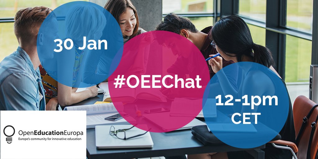 EUDigitalEdu's tweet photo. Have you ever set up a physical or virtual learning space? 
Share your thoughts on this question and more, and learn about your peers’ experiences from across Europe in our #OEEchat with @EbbaOssian!  
https://t.co/e0qGZIBcUz https://t.co/3GqmXgacsr