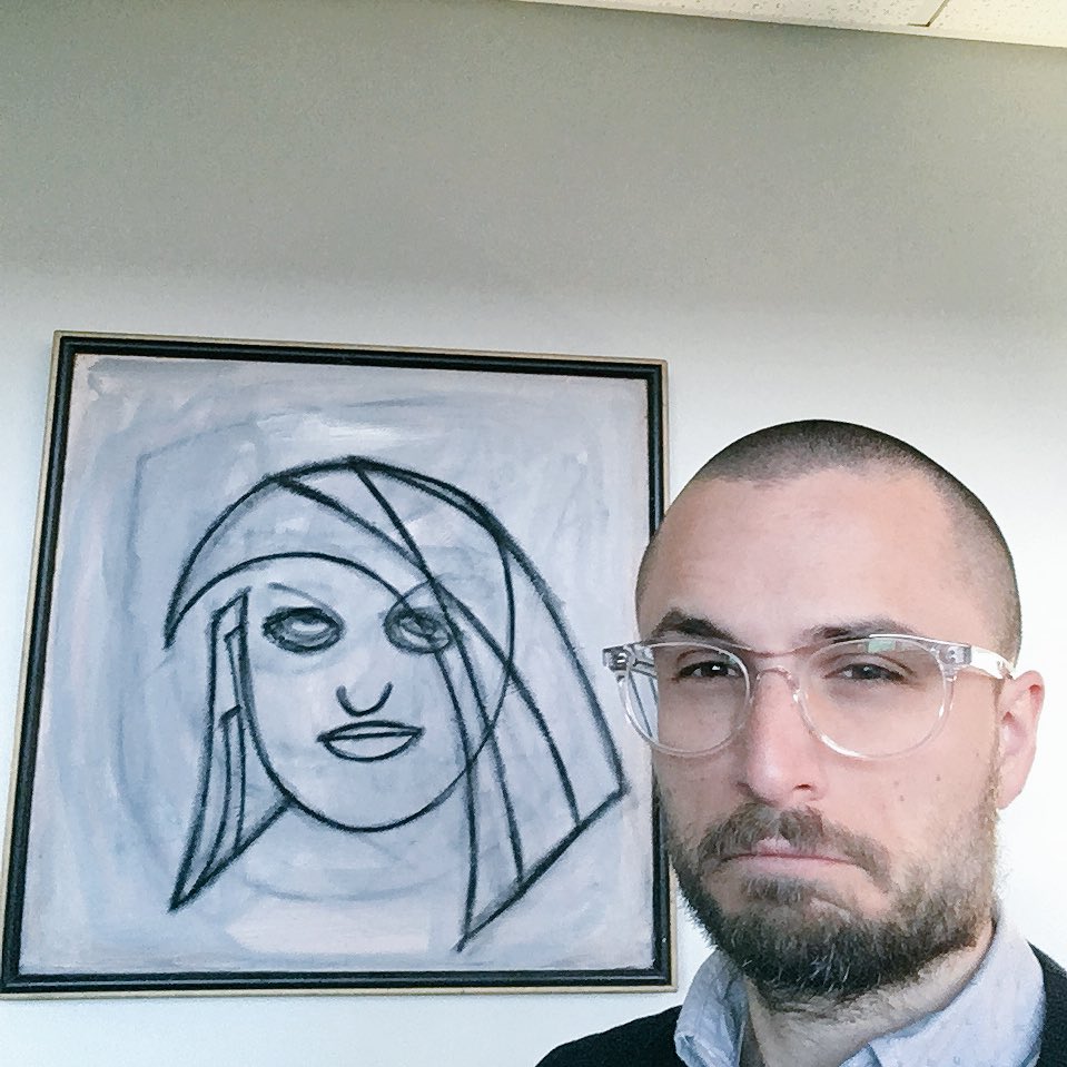 Good morning, Indy! What’s inspiring you today? We’re inspired to take such artistic selfies featuring the works of <a href="/johnnyglucose/">John Clark</a>. #indy #coworking #remotework #Entrepreneur #SmallBusiness #creative #inspiration #artist #community #selfies