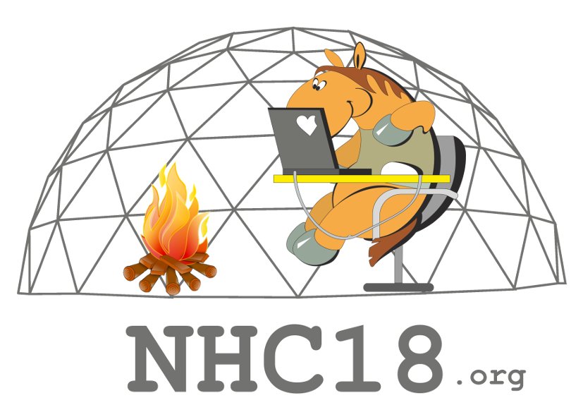 Le stickers NHC18 est parti à l'impression!!
Distribution prévue lors du Fosdem; gardez-lui une place sur votre portable!!