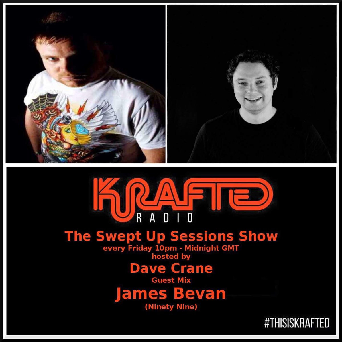 TheRalphRodgers's tweet photo. Tonight on @KraftedRadio https://t.co/kJYVyLWgNy my show #SweptUpSessions with #JamesBevan from Ninety Nine! @SweepTheFloorR #ThisIsKrafted #HouseMusic #Disco #TechHouse https://t.co/gceAGtUzvy
