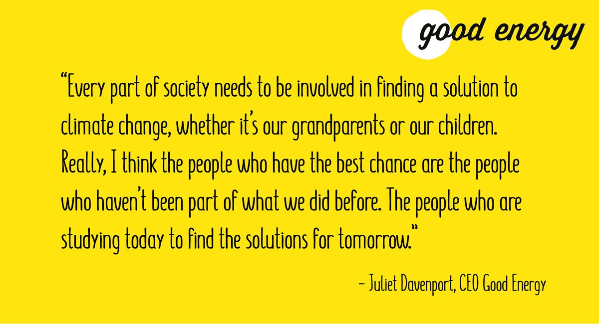 Here's <a href="/DavenportJuliet/">Juliet Davenport</a>'s thoughts on what we need to do as a society to combat #climatechange. What do you think? 

Read more:
goodenergy.co.uk/the-real-cost-…