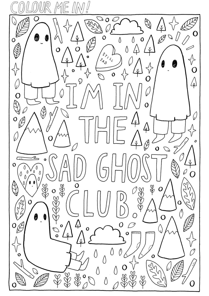 Our colouring books are back in stock ghosties! 24 pages of ghostie goodness for you to enjoy - Find our colouring books here - https://t.co/mkbwOfdVAN <3