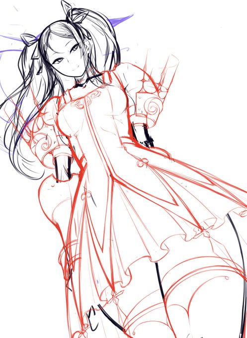 ハマったゲームのヒロインの健全ファンアートとかも描くんだぞ俺だって 