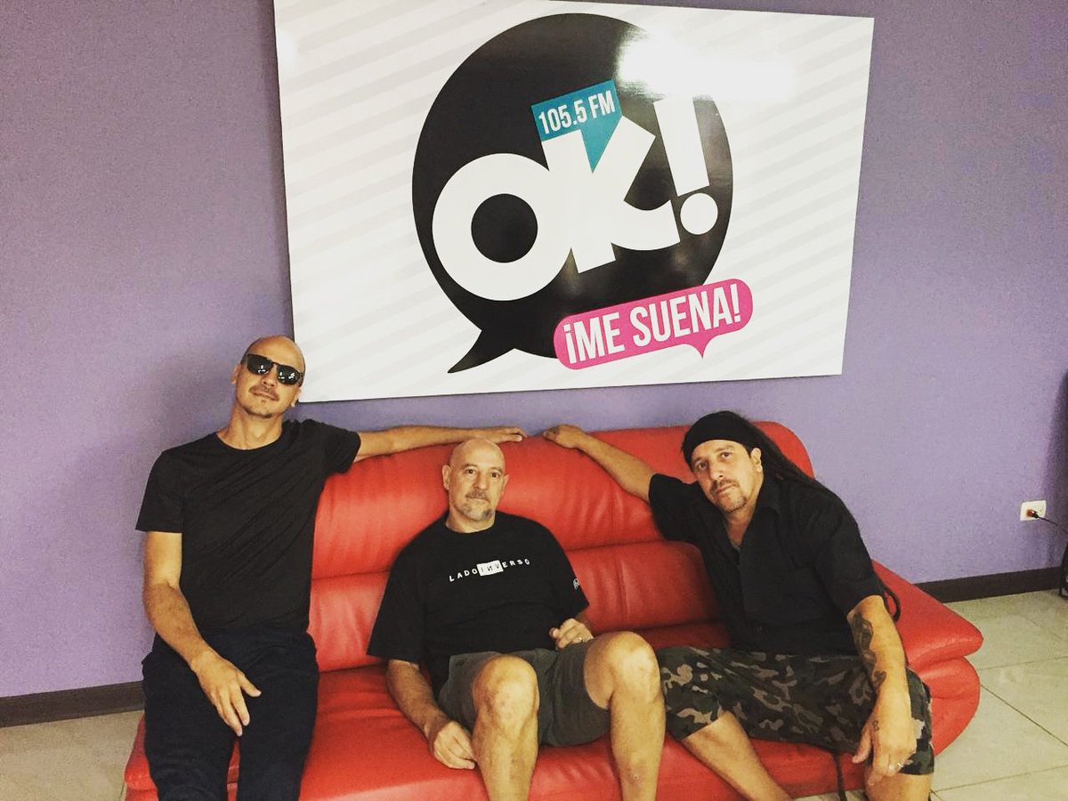 👉#Ahora Bersuit en <a href="/OK1055FM/">OK!RADIO 105.5FM</a> - Costa Rica. 
🎉 Pura vida.