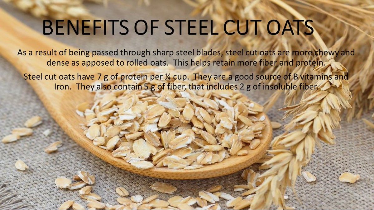 TSS_WS_TB's tweet photo. Food Strong Friday
Check out the benefits of Steel Cut Oats!
#FoodStrong #EatToWin
#TotalStrengthandSpeed https://t.co/jrIFojAo8V
