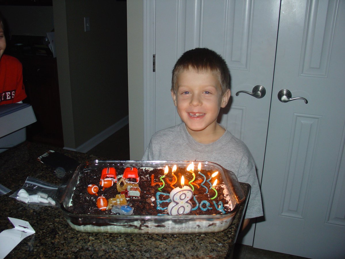 Happy 18th birthday Luke!!  Wow!  You’ve changed a lot in 10 years!
