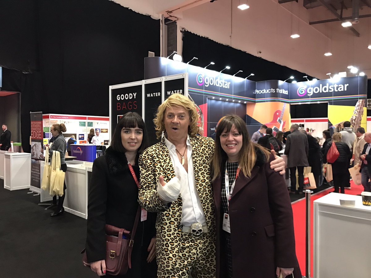 writeonltd's tweet photo. Jo &amp; Laura loving the new promotional products @PPDLIVE_1 
Call us for a 2018 catalogue - 0115 961 9001 #fridayfun #ppdlive #keithlemon https://t.co/jLWHXYDK86