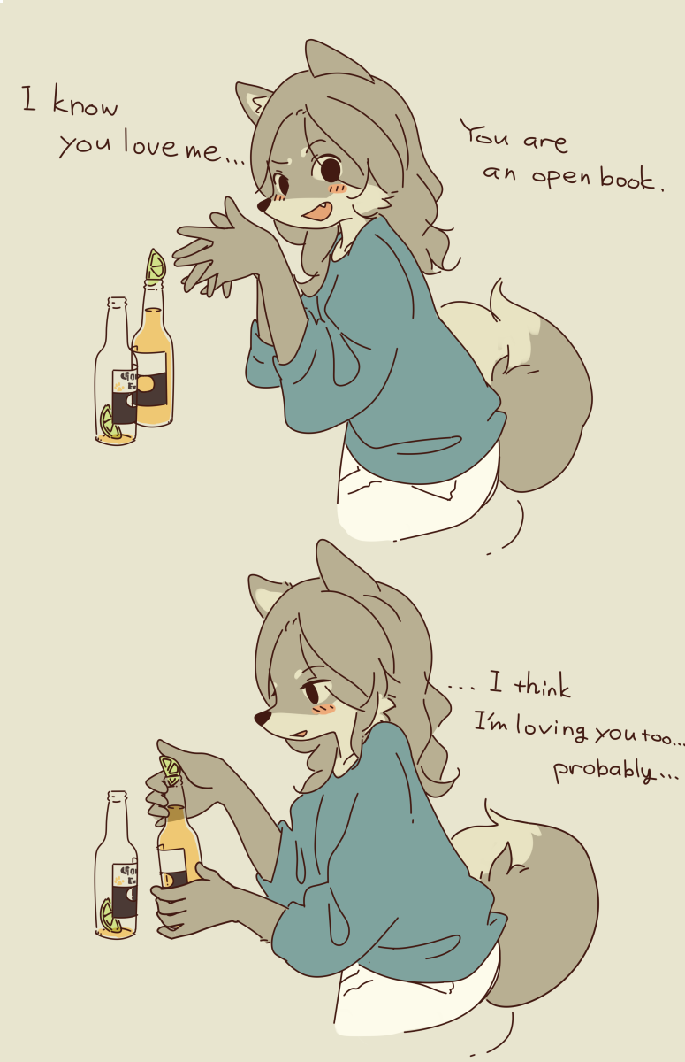 Going to a bar with wolf senior 