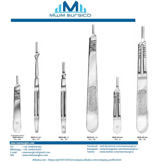 Scalpel Handles-Surgical Instruments!
E-mail Us: mwmsurgico@gmail.com
WhatsApp: +923446418165
#scalpel #scalpelhandles #standard #standardscalpelhandles #surgicalscalpelblade #surgicalscalpel #surgicalscalpelhandle #surgical #surgico #mwm #mwmsurgico