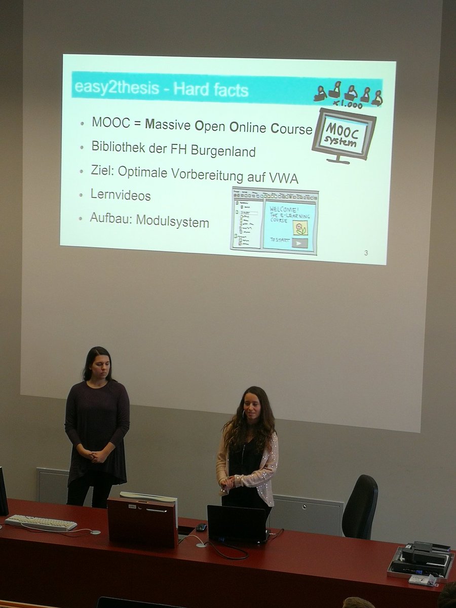 IsabellGru's tweet photo. #easy2thesis - ein #mawm16 #MOOC zum vorwissenschaftlichen Arbeiten! Entwickelt von @eva_katharina95 @VK_Steiner und @Ulrike2018 @FHBurgenland #bayernedu #edupnx https://t.co/2kPdRSYBNY