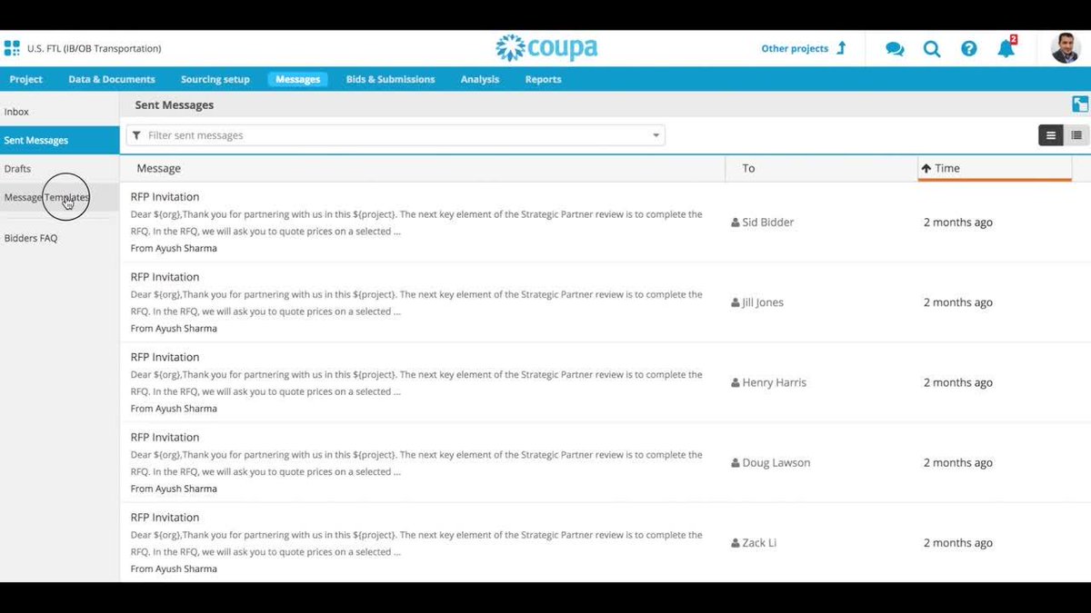 dwilczek's tweet image. The future of sourcing optimization is here. If you are responsible for supply chain functions, this 3 minute video is a good use of time. There is no other product that compares. #SourcingOptimization @Coupa  #SupplyChain #Logistics #Sourcing #Direct bit.ly/2DmXSe0