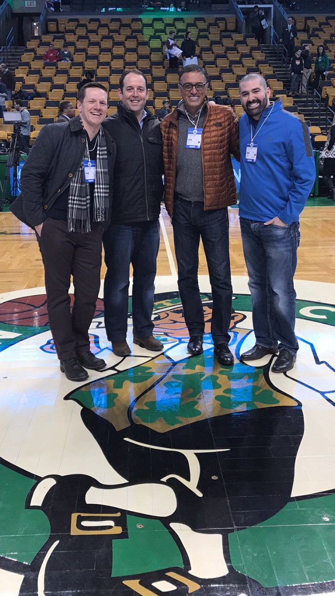 mwilsonco's tweet photo. Great experience to spend time courtside for the Celtics 76ers game with partners at @unisyscorp last night. Going to be great year for @DellEMCPartners #TrustTheProcess https://t.co/OT0zyBMK6X