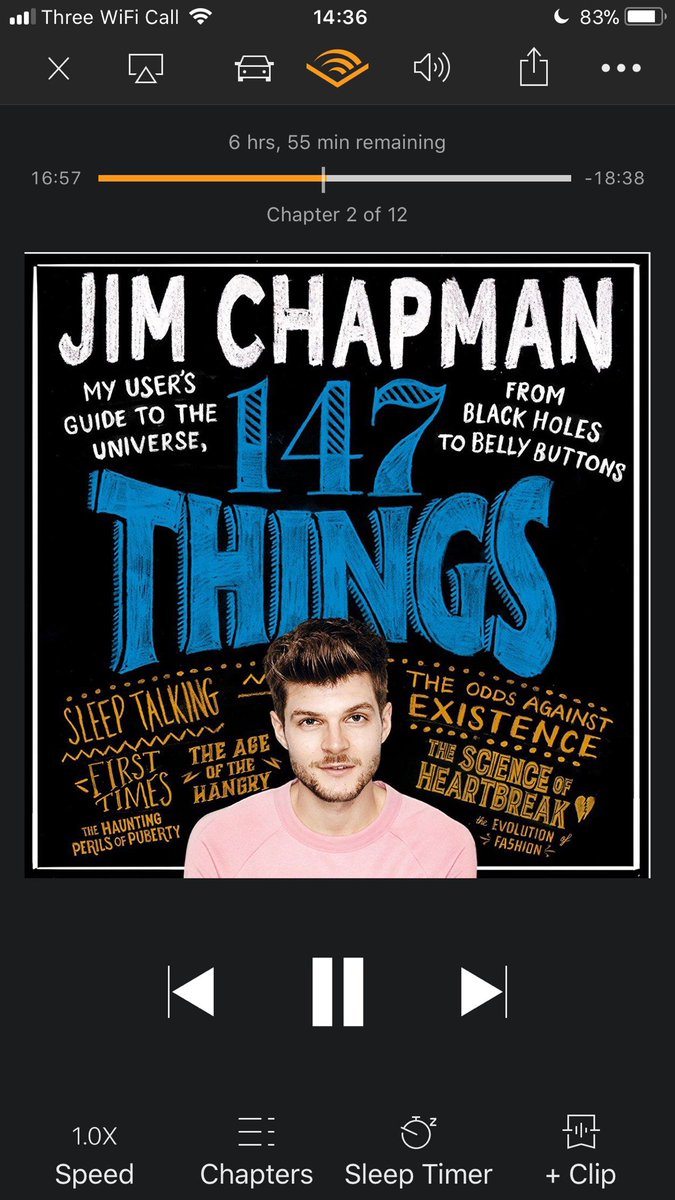 SeraphimEnemyy's tweet photo. @JimChapman why have I not listened to your book sooner? Amazing! Well spoken too. Thank you. #147Things https://t.co/SECgZ5JGyv