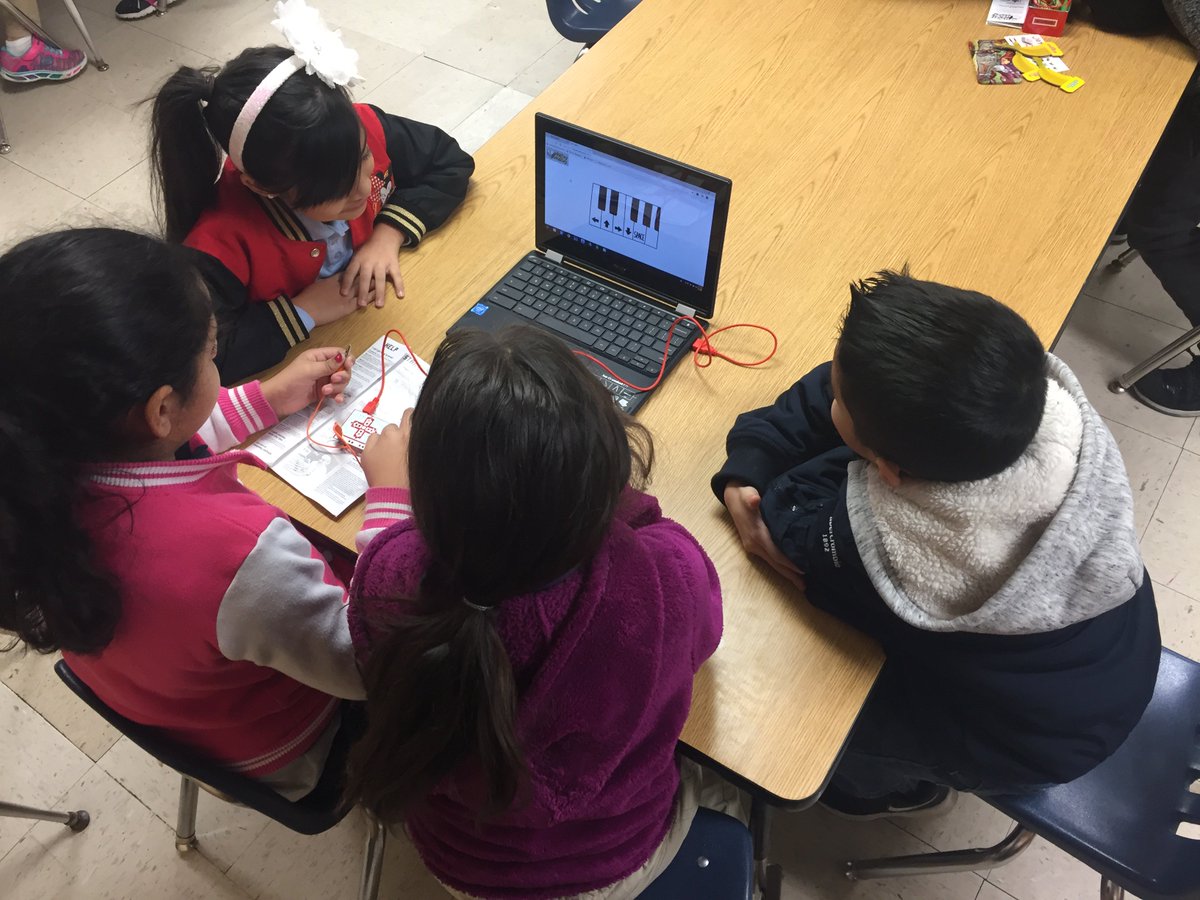 Kathryn Hofmann (@reedengineerlab) on Twitter photo Nothing is better than some <a href="/makeymakey/">Makey Makey</a> early on a Friday morning! Check out some of my 2nd graders exploring electrical circuits! <a href="/RaymondAcademy/">Raymond Academy</a> <a href="/TechnoPlazLab/">Harmon Scheller</a> Nothing is better than some <a href="/makeymakey/">Makey Makey</a> early on a Friday morning! Check out some of my 2nd graders exploring electrical circuits! <a href="/RaymondAcademy/">Raymond Academy</a> <a href="/TechnoPlazLab/">Harmon Scheller</a>