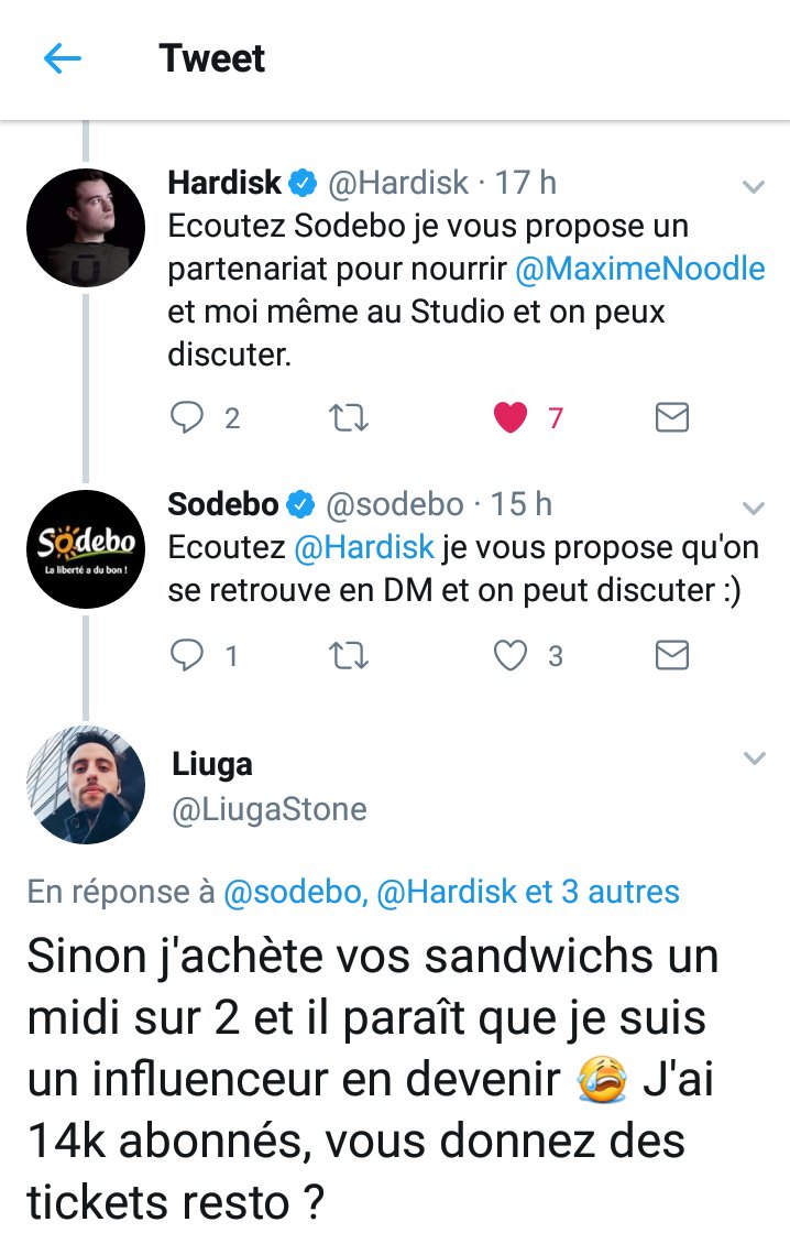liugareno's tweet photo. Je suis influenceur. https://t.co/mftVytrwUj