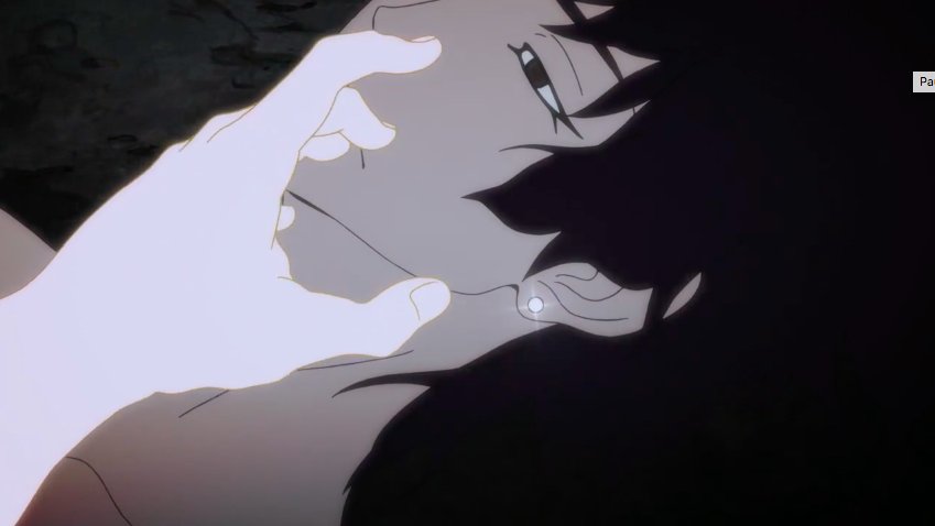  #DEVILMANcrybaby MASSIVE SPOILERS AHEADBy the end of the series we realise the other true (inverted) crybaby is Ryo/Satan. It’s only after he’s destroyed the thing he loves most, after Akira’s tears have all dried up that he learns to cry for another.