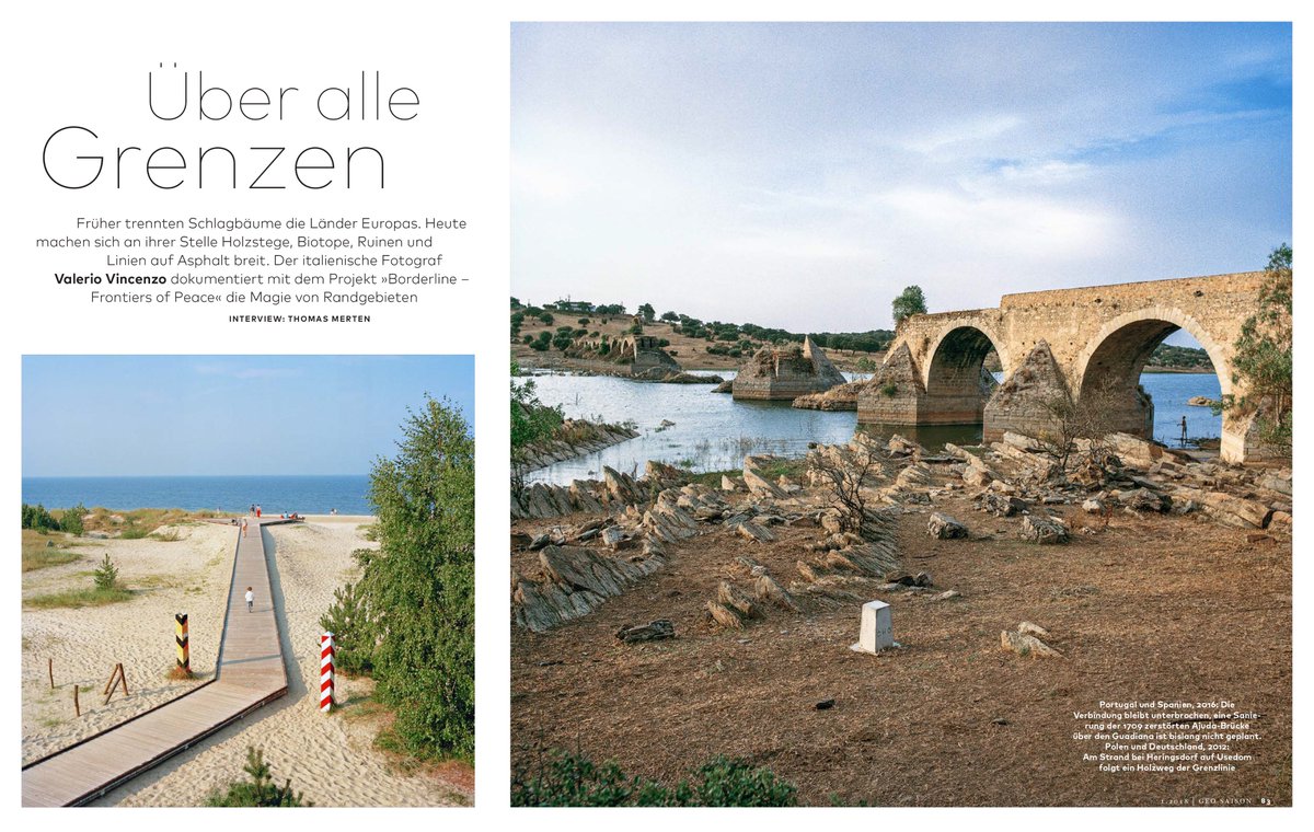 First publication in 2018 of the Borderline project : GEO Saison in Germany. A 7 pages portfolio and an interview on this 11 year-long project that is not ready to stop !