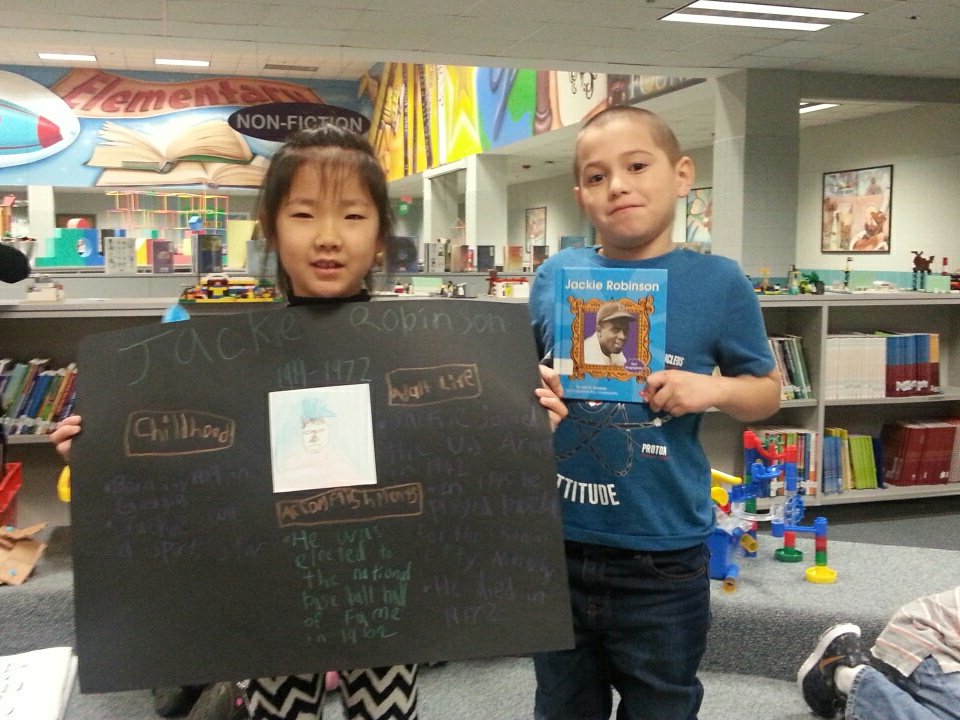 Second graders do not  plagiarize. Great biography timelines.#wardstars #wardlib1 #ccisd